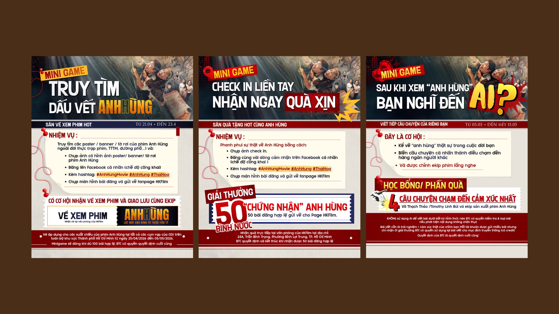 HKFilm — minigame phim Anh Hùng