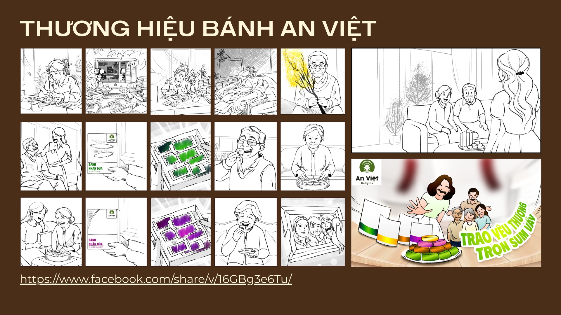 Storyboard TVC thương hiệu Bánh An Việt